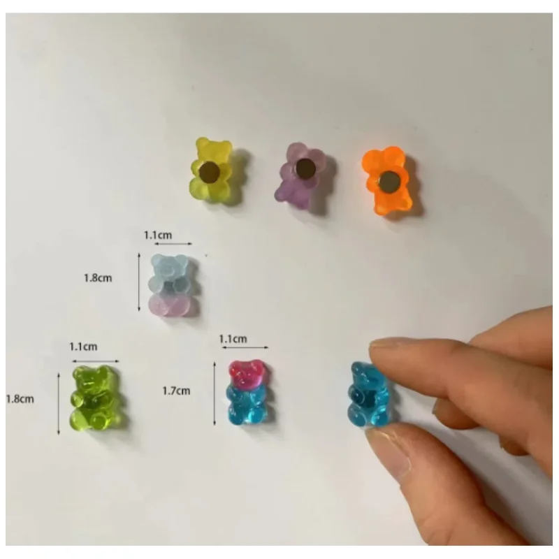 10 Stück Bären-Kühlschrankmagnete, Magnetaufkleber für Tafel und Whiteboard, Foto-Nachrichtenmagnet, magnetischer Aufkleber – Detail 6