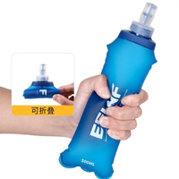 500 700ml Water Bottle TPU Folding Soft Flask Sport Water Bottle Bag Collapsible Water Bottle Running Camping Hiking