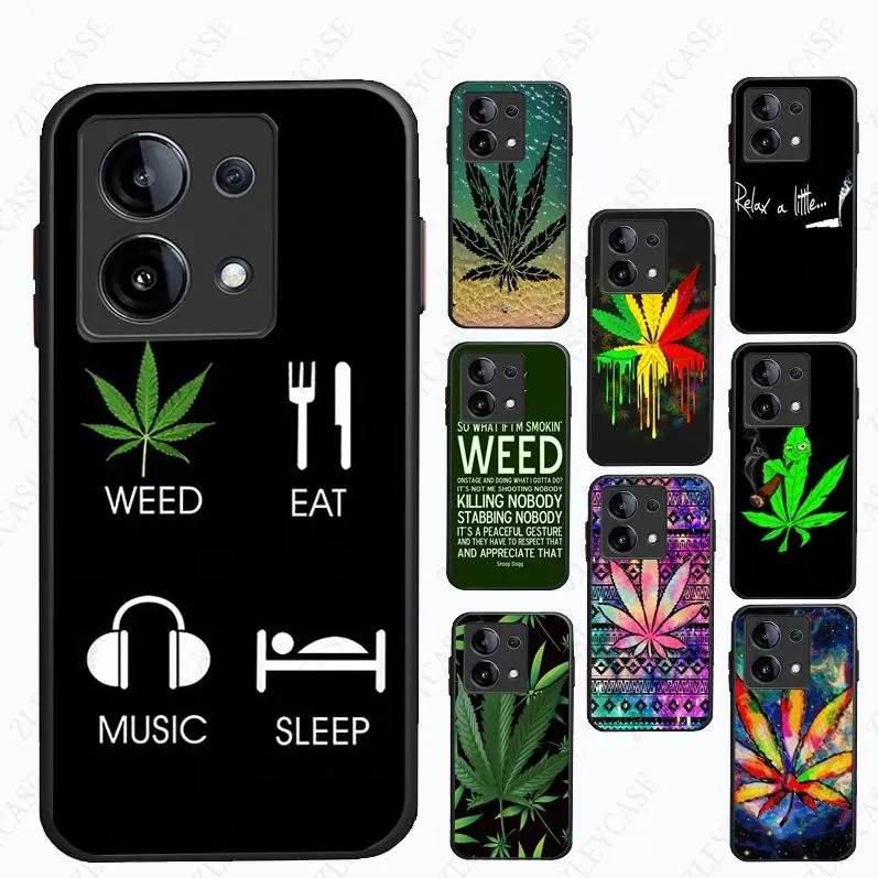 eat weed sleep music funda phone cover For Xiaomi Redmi Note13pro note12pro 11pro note10pro 9pro 8pro 9s 9T 8T K40 12C 10C Cases