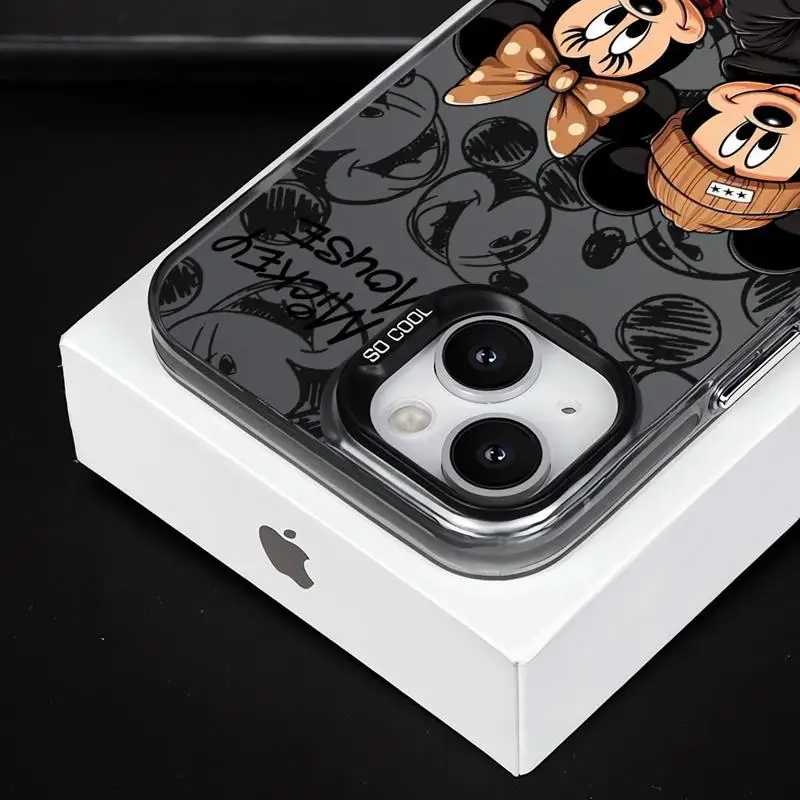 Disney Mickey Minnie Mouse Case for Samsung A73 A72 A55 A54 A53 A35 A34 A33 A32 A30 A24 A23 A22 A14 A05 4G 5G Matte Back Cover image 6