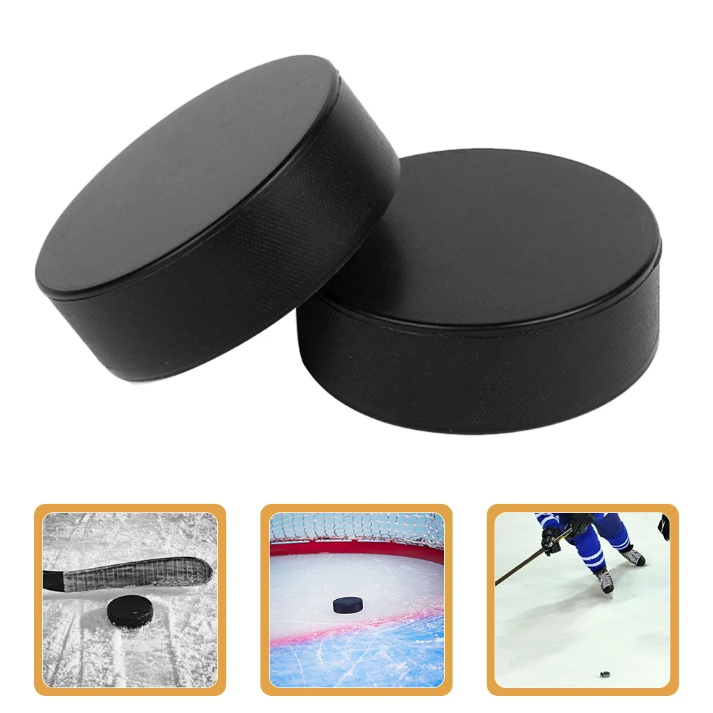 

6pcs Hockey Puck Ice Hockey Training Equipment Multi-Function Practice Puck Durable For Indoor Outdoor Play Team Sports