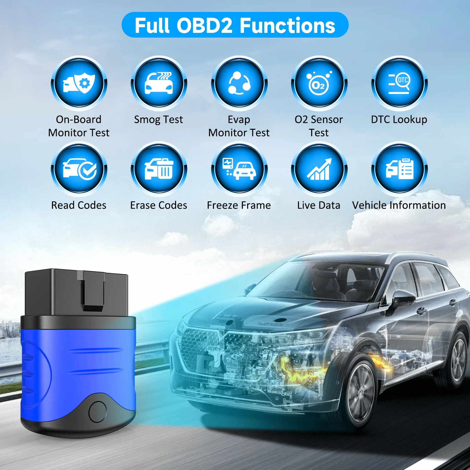 AUTOPHIX 3910 Bluetooth OBD2 Scanner Engine Code Reader EPB OBD 2 Diagnostic Scanner For IOS Android Car Diagnostic Scan Tool