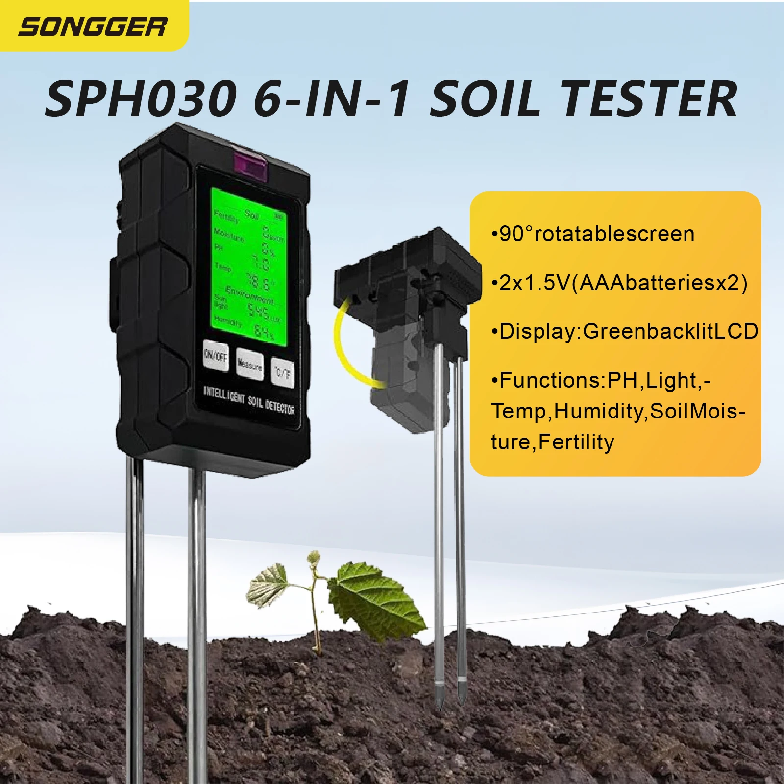 SPH030 6 In 1 Soil …