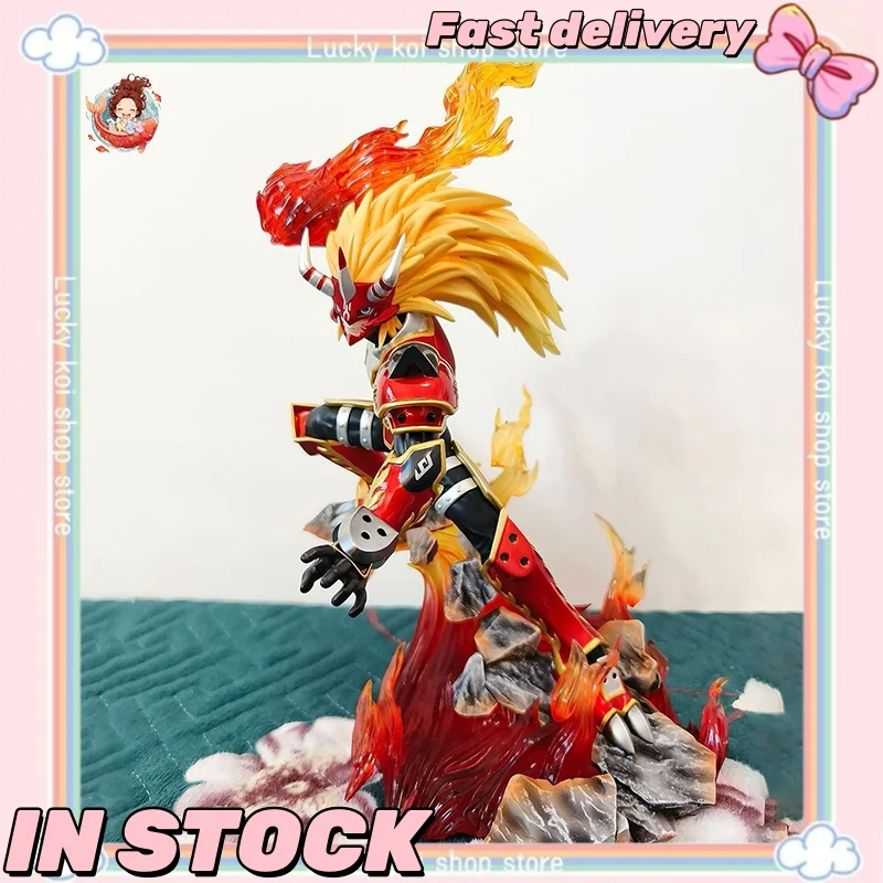 

IN STOCK 26cm Digimon Adventure Anime Figures Agni Agnimon figures PVC Statue collection Model Desk decoration Birthday Toy Gift