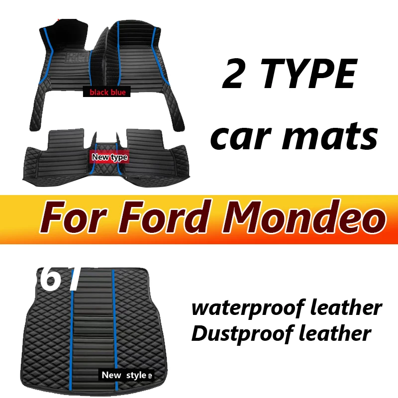 

Роскошные автомобильные коврики для Ford Mondeo Taurus MK5 2023 2024 2025, водонепроницаемые коврики для ног, коврики, аксессуары для интерьера автомобиля