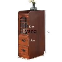 Gabinete estrecho madera maciza cocina