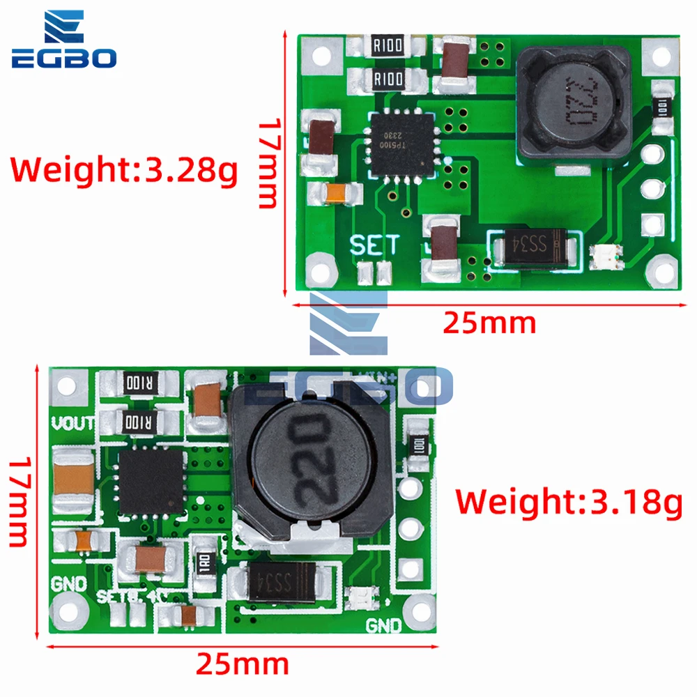 TP5100 double single lithium battery charge management compatible 2A rechargeable lithium plate