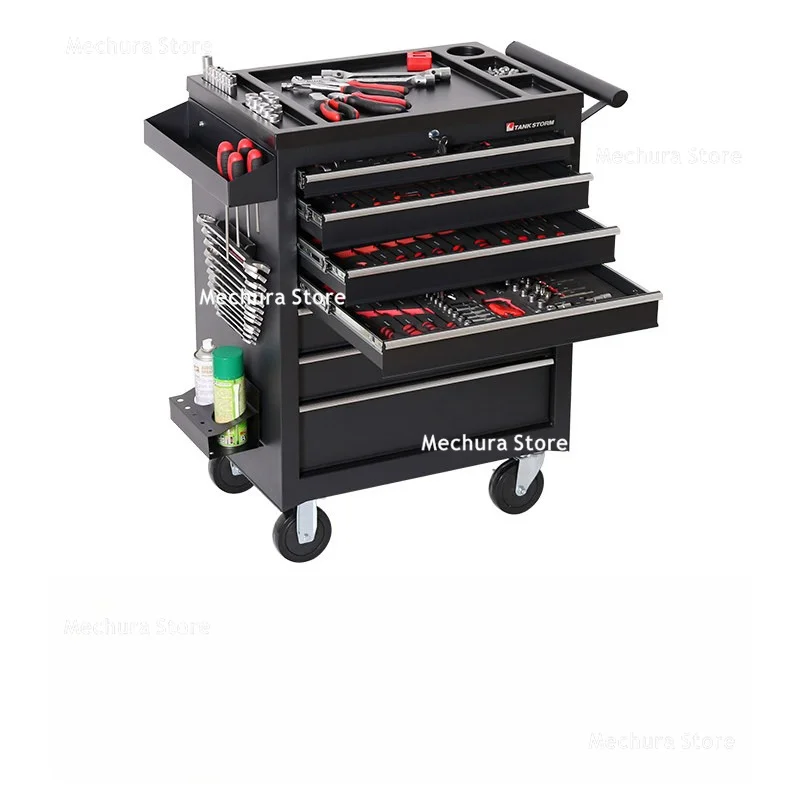Multi-Function Mobile Tool Cart Heavy Duty Garage Mechanic Rolling Tool Chest Drawers Combination Storage Cabinet on Wheels JT40
