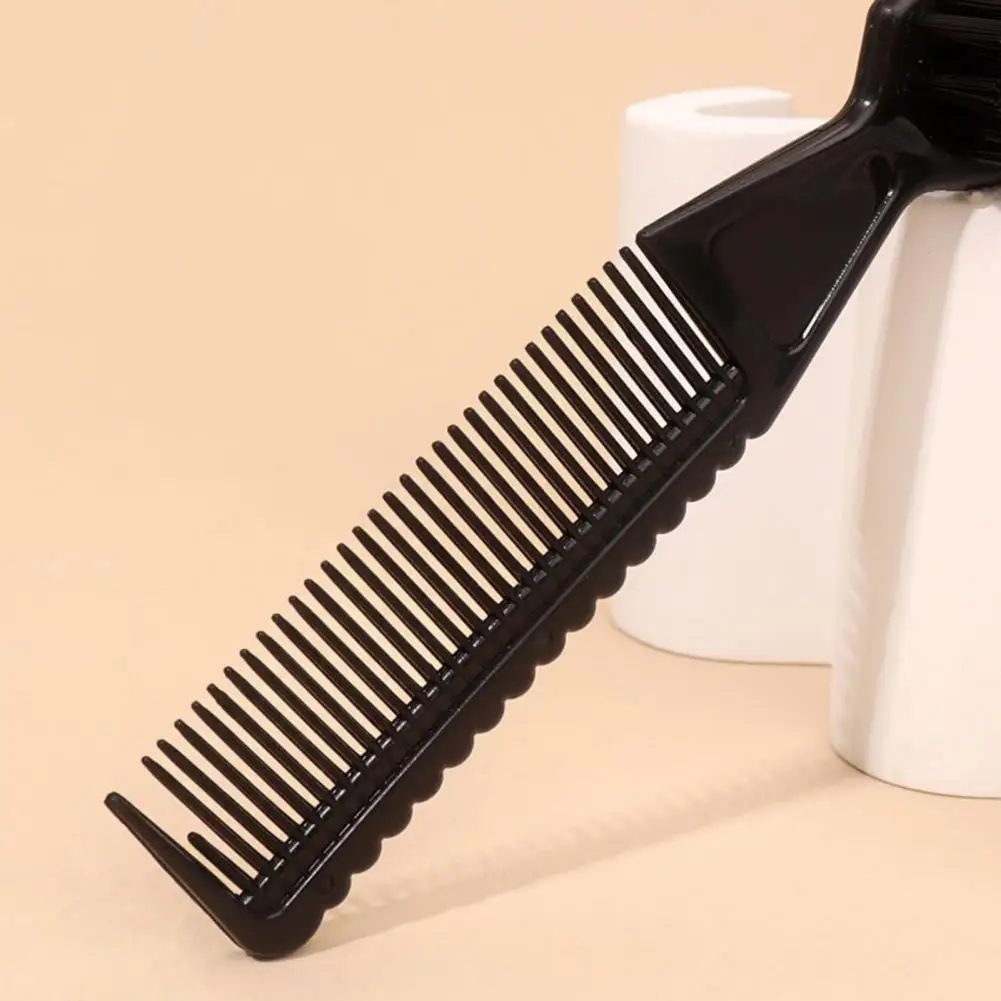 17cm Dual-Use Hair Brush Comb Gentle Cleaning Fluffy Beard Comb Hair Cleaning Beard Brush For Broken Hair Barber Accessories