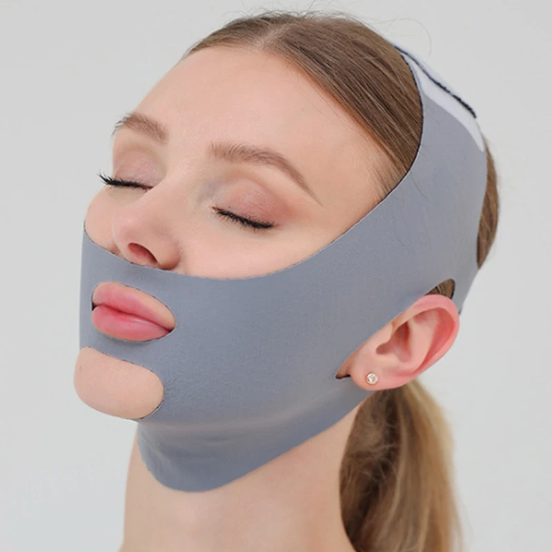 Bandage amincissant pour le ruisseau et les joues, forme en V, masque de levage de ligne en V, lifting du visage, bande anti-déformle, masque de couchage, beauté, santé