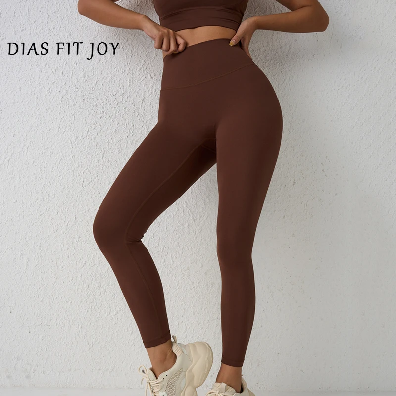 DIAS FIT JOY Pantalones de yoga para mujer, sin línea en T, cintura alta, secado rápido, ropa de yoga, venta al por mayor, pantalones de fitness para gimnasio