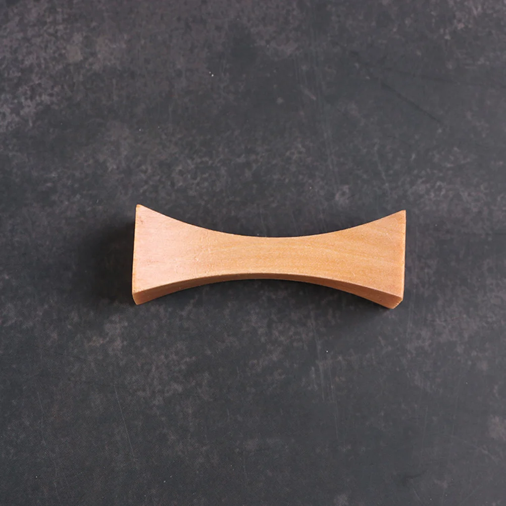 

4Pcs Wooden Spoon Holder Chopstick Rest Set Natural Finish Fork Rest Stand for Hygienic Dining Table Decor Easy to Clean Gift