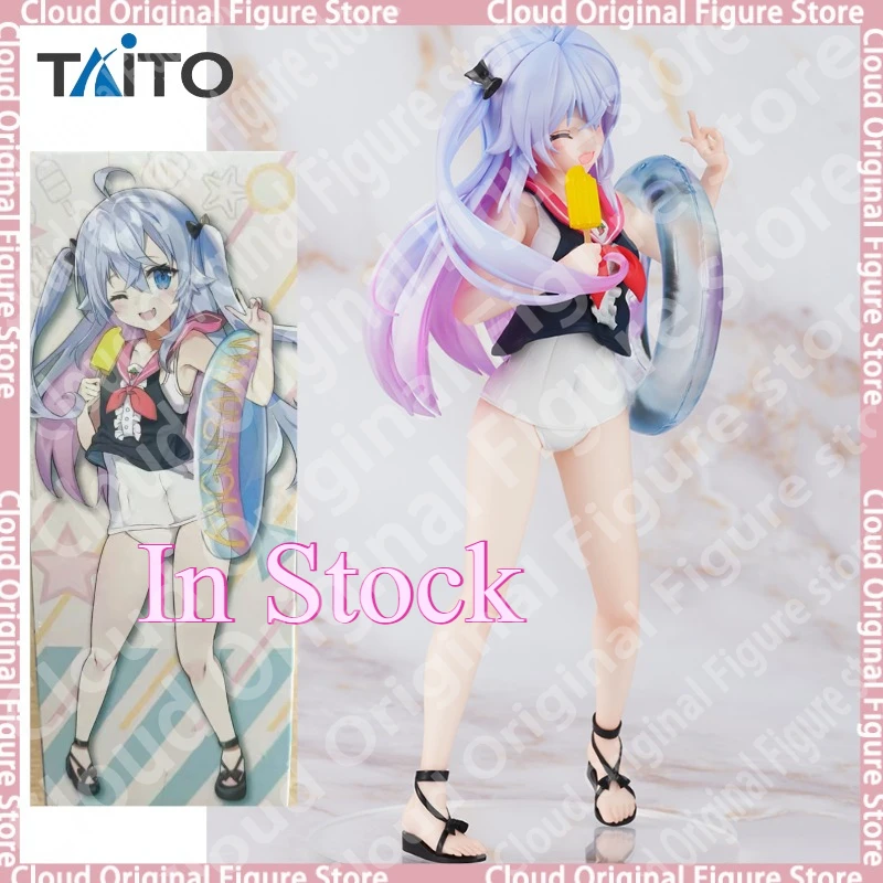 

В наличии оригинальная фигурка Taito Coreful Kagura Nana Channel Sailor Shiro Suku купальник ПВХ фигурка модель коллекция кукла