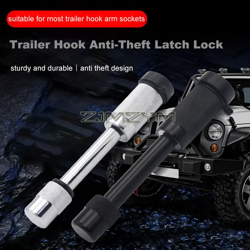 Car Trailer Lock Metal Hitch Pin Trailer Off Road Trailer Hook Auto Anti-Theft Dumbbell Car Accessories