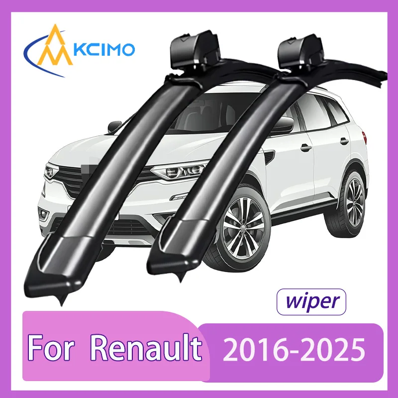 

Premium Silent Beam Wiper Blade For Renault Koleos HC 2016-2025 OEM-Level Fit Windshield Rain Brush Accessories