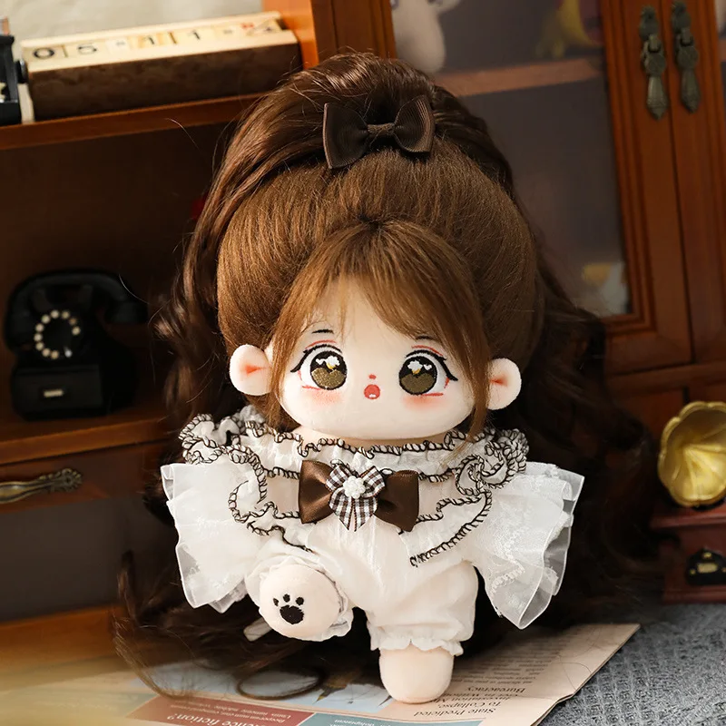 

Cotton doll small halo 20cm plush doll for girls can be changed into humanoid dolls as gifts for female couples and girlfriends