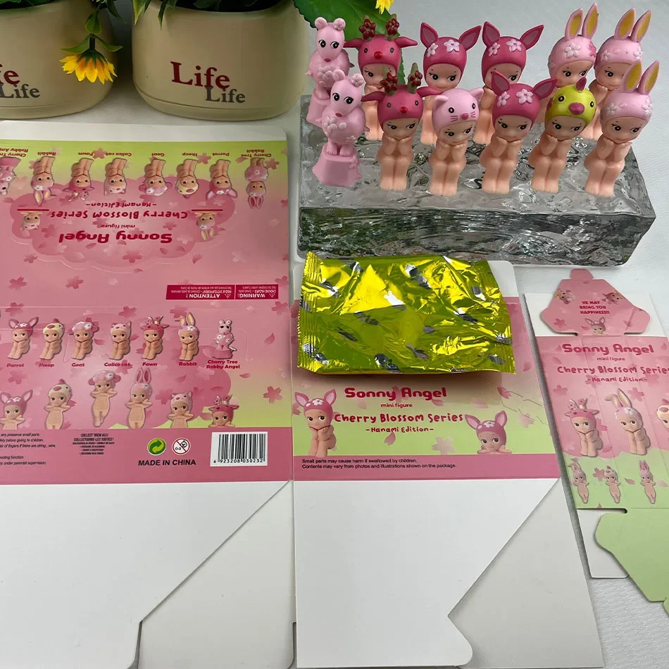 

New Sonn Angel Blind Box Cherry Blossom Series Toy Hanami Edition Collectible Mini Figure Desktop Decor Kids Birthday Gift
