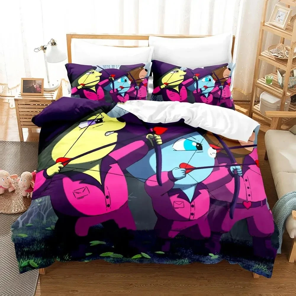 

Game Unicorn Wars Bedding Set Single Twin Full Queen King Size Bed Set Adult Kid Bedroom Duvetcover Sets Anime parure de lit Bed