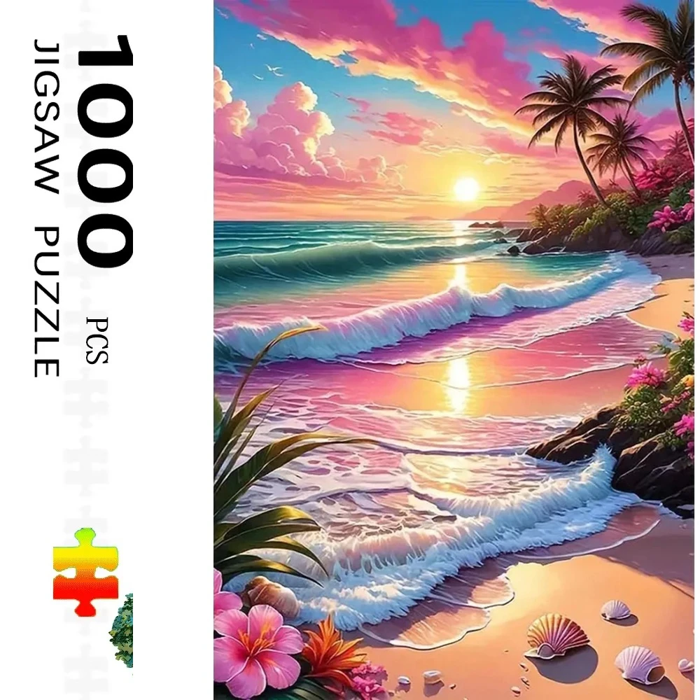 

Пазл для взрослых из 1000 деталей, пазл с морским пейзажем, идеально подходит для творческих занятий своими руками с семьей, подарок, развивающая игрушка