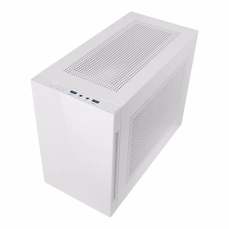 Imagem -05 - Sama Im01computer Case Gaming pc Chassis para M-atx Itx Mainboard Suporte Atx Sfx Power 120 240 mm Refrigerador Radiador Branco