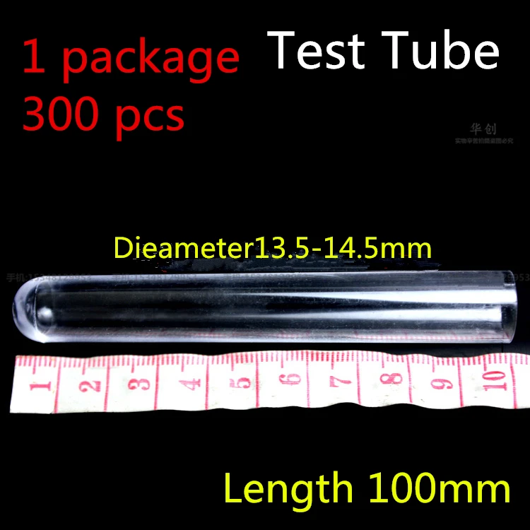 medical lab hard Plastic polystyrene Test Tube High transparency Clear Like Glass Experiment Biochemical laboratory supplie rack image 6