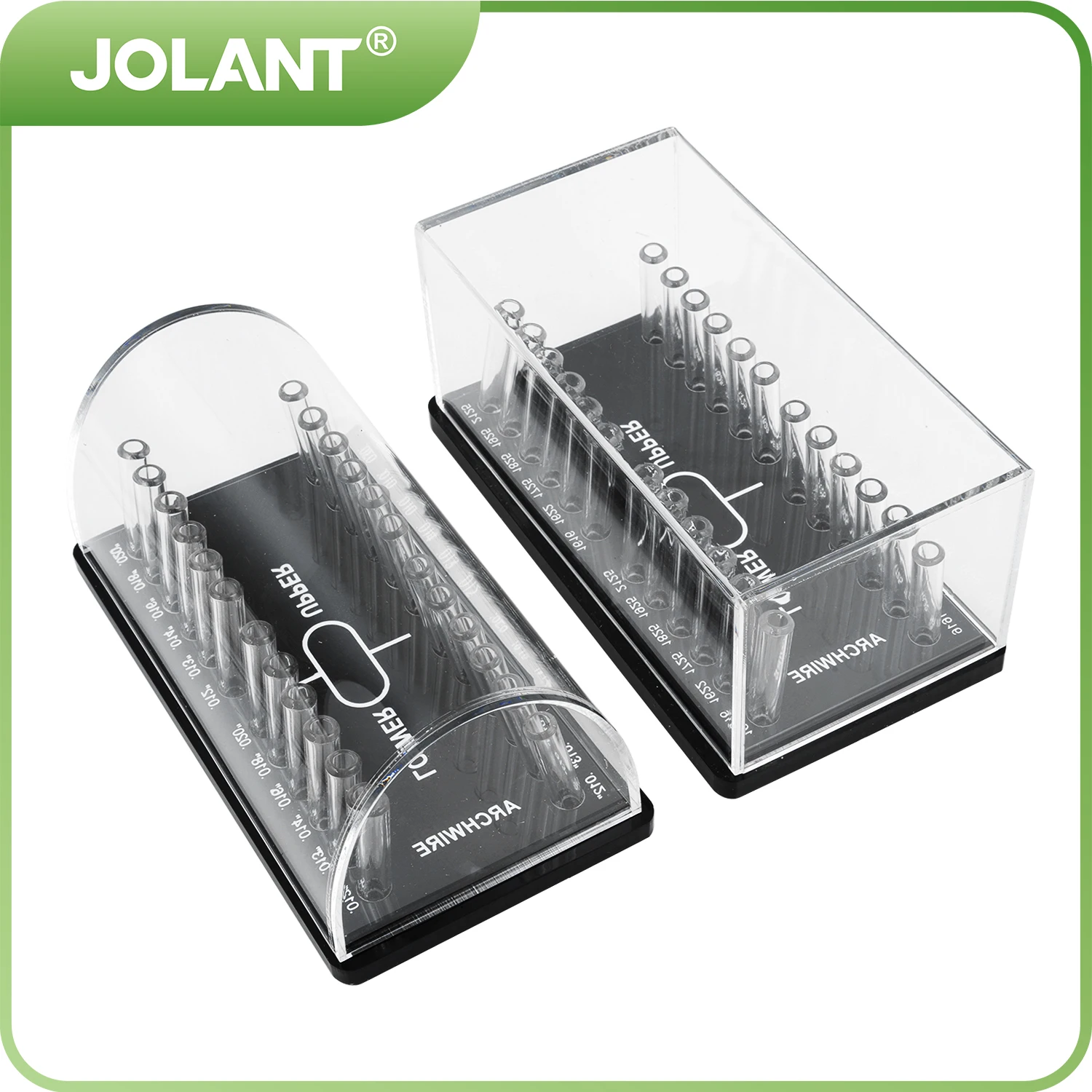 

JOLANT Dental Orthodontic Arch Wire Placement Box Acrylic Organizer Holder Round/Rectangular Archwires Holder For Placing Box