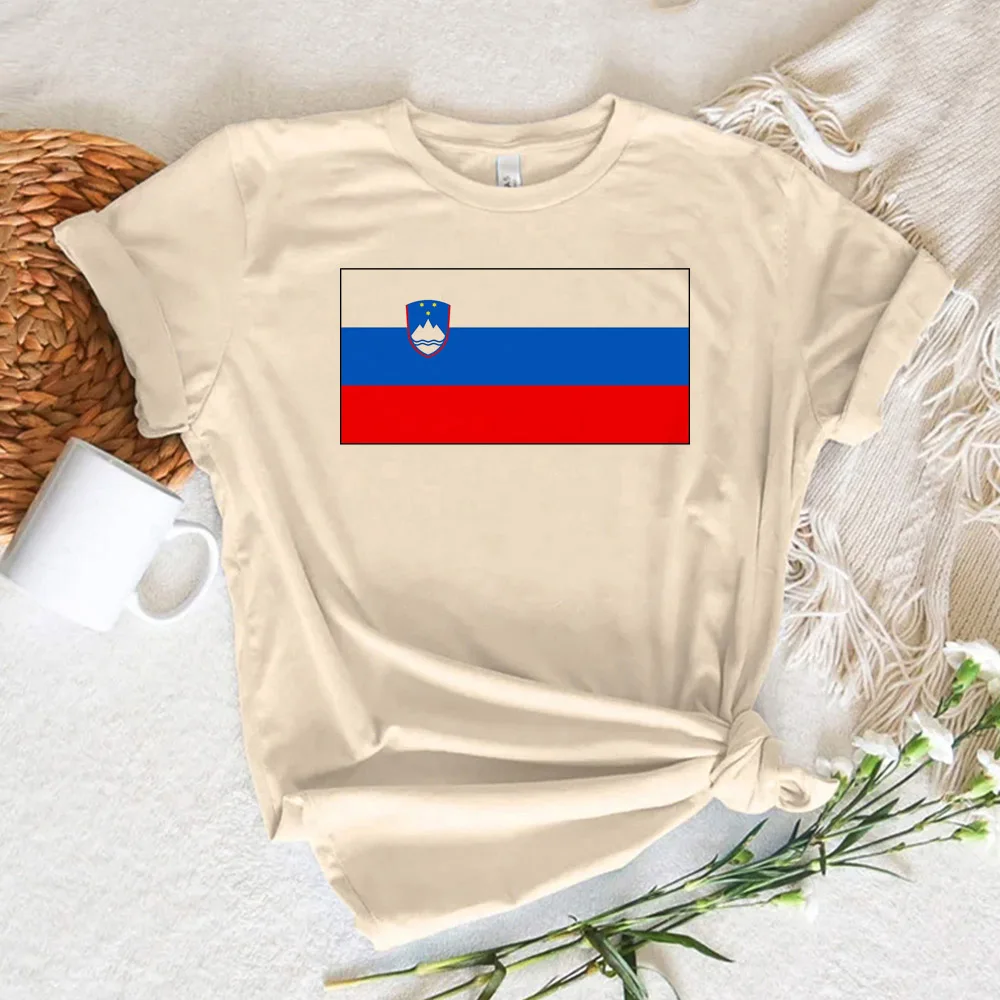 Slovenia tshirt women funny summer top female anime clothes