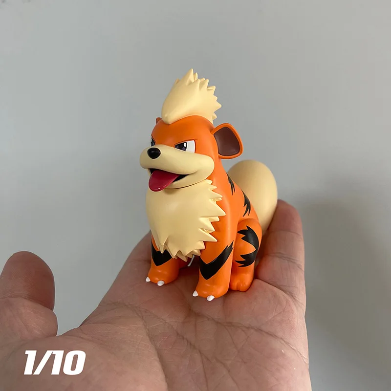 

1/10 Покемон Growlithe GK Милая сидячая позиция фигурка модель игрушки подарок на день рождения детей