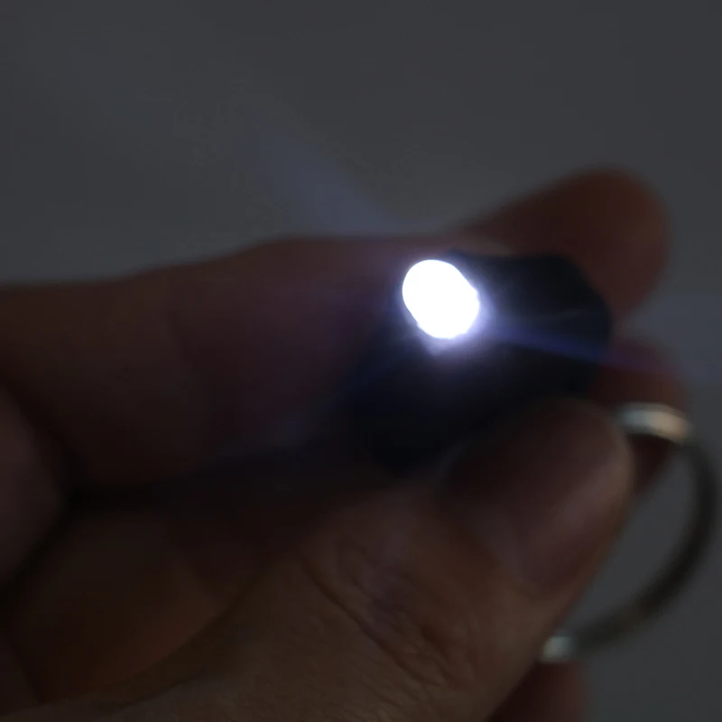High Brightness Bright Led Micro Mini Key Light Key Chain Squeeze Flashlight Ring Camping EDC Light Outdoor Multi-function Tools