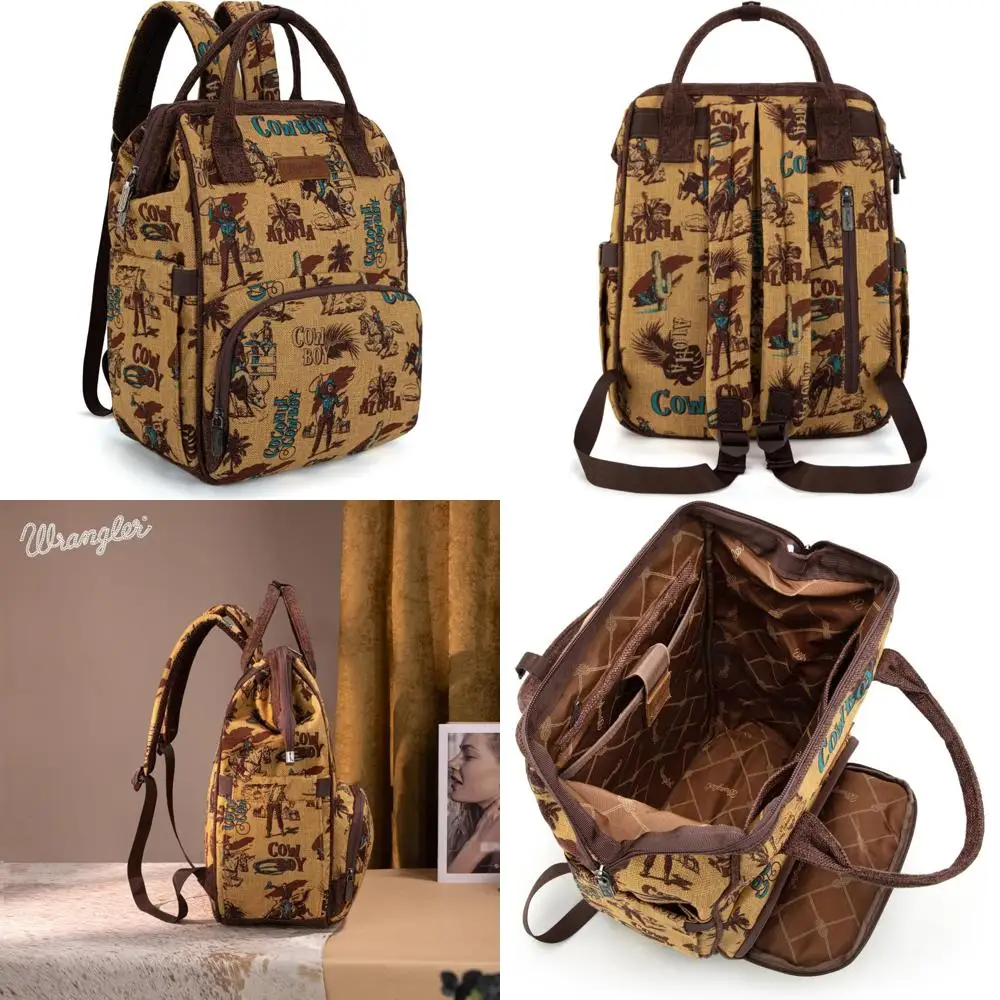 حقيبة نهارية غربية كاجوال للسيدات للكلية والسفر والعمل - حقيبة ظهر متعددة الاستخدامات على الطراز الغربي #1