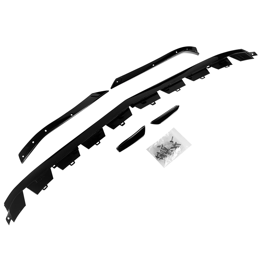 Car Front Bumper Lip Chin Spoiler Splitter Body Kit Trim Cover For Mercedes Benz A-Class A35 A35L AMG W177 A177 A180 A200 A220