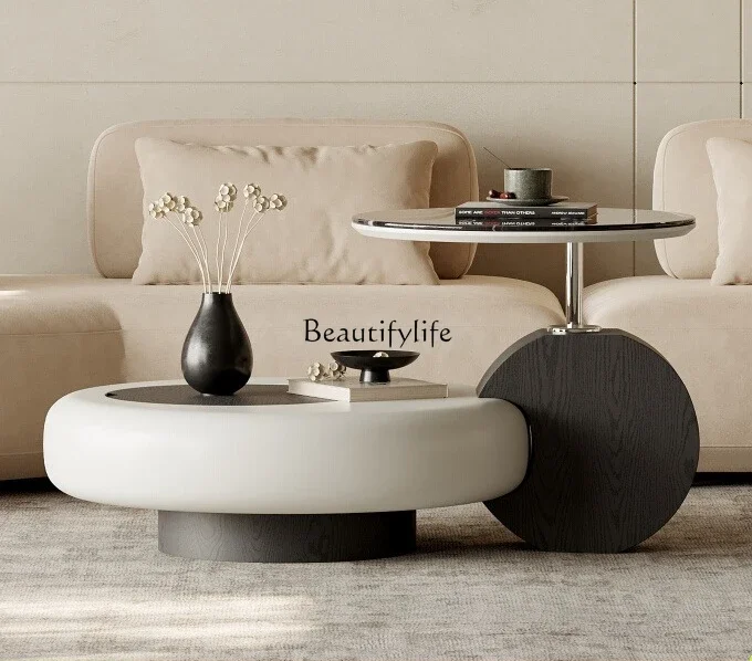 

ls 42Simple modern liftable special-shaped coffee table designer small apartment creative sofa coffee table