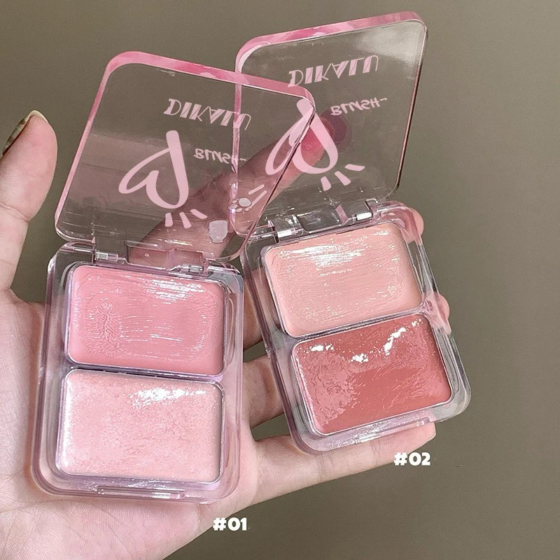 كريم الخوخ الخفيف أحمر الخدود المائي الحليب الوردي كريم طبيعي لون الخد سطع مقاوم للماء الكنتوري لوحة أحمر الخدود البرتقالية ماكياج الوجه #3