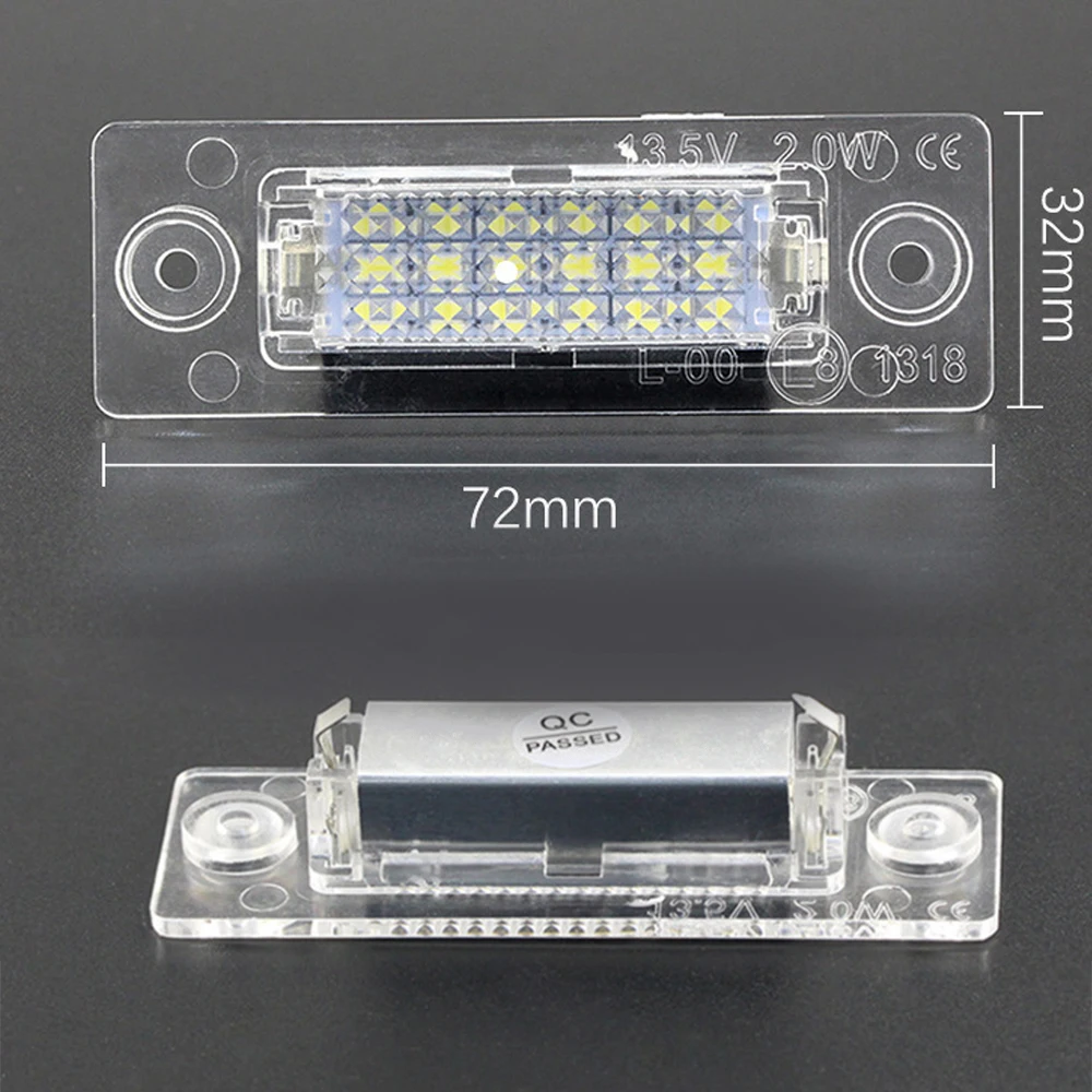 License Plate Lights Side Lights 12-24V LED For VW Touran Passat Golf Caddy Transpiarter Jetta Skoda Superb Lights for Vehicles