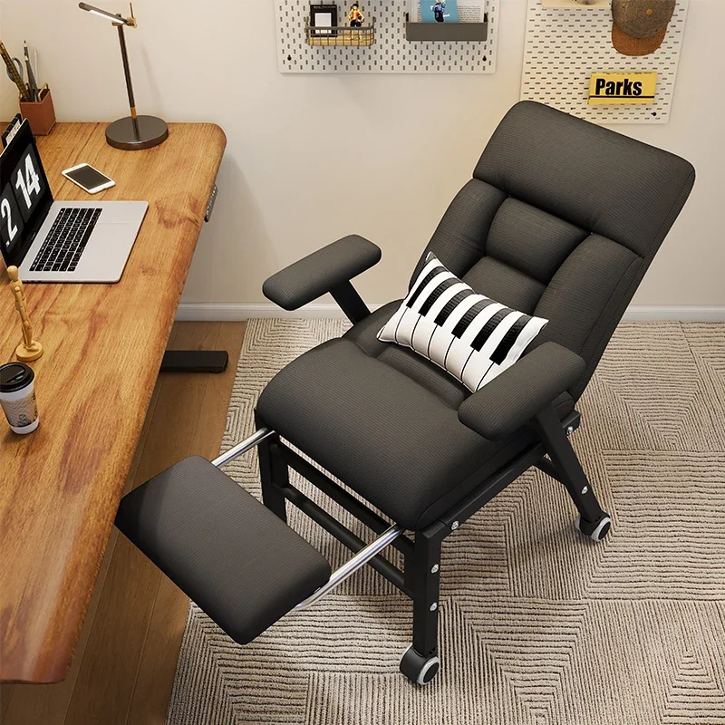 

Folding recliner workstation lunch break backrest home dormitory sitting dual-purpose office