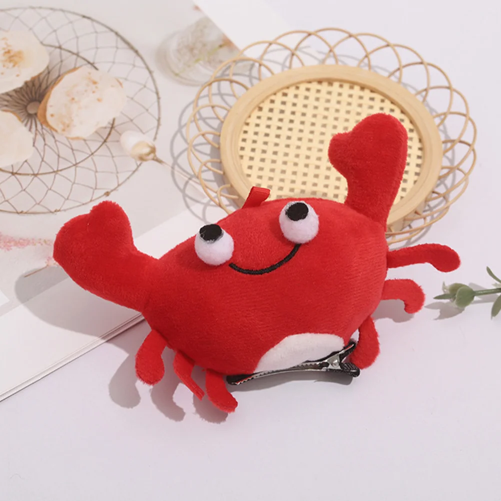 

Large Crab Hair Clip Funny Cute Cartoon Hair Barrette for Daily Wear Birthdays Large Headdress Pins Barrettes