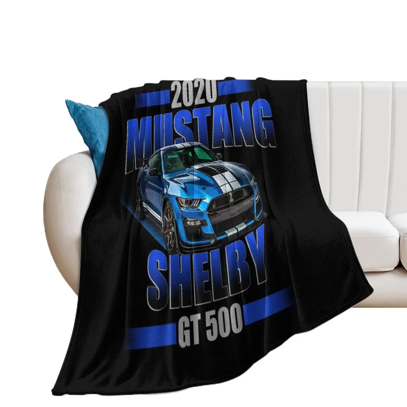 2020 Shelby GT 500 Throw Blanket Sofa Furry sofa bed for babies Blankets