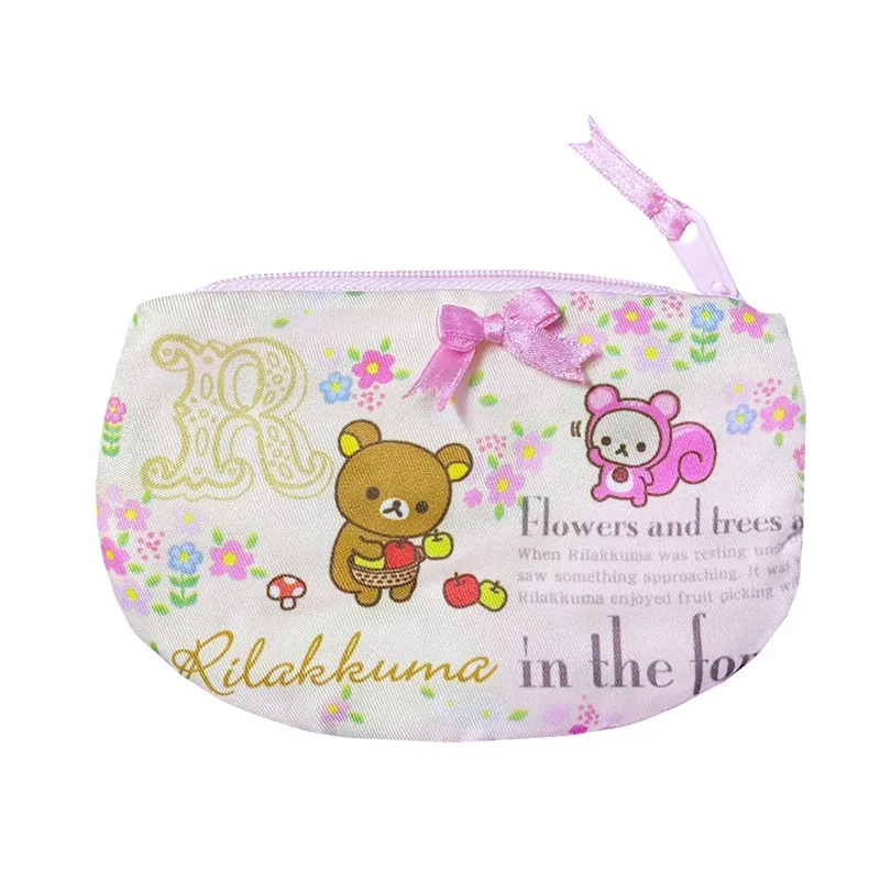 Rilakkuma Multi Case Cute Anime Makeup Organizer Storage Kawaii Coin Purse Wallet Cosmetic Bags Vanity Beauty Case Toiletry Bag