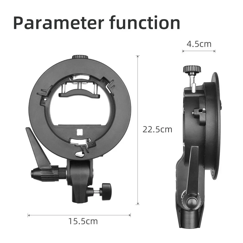 Softbox with S1 S-Type Bracket Honeycomb Grid Bowens Mount Flash Bracket Mount Foldable photography box light box Softbox
