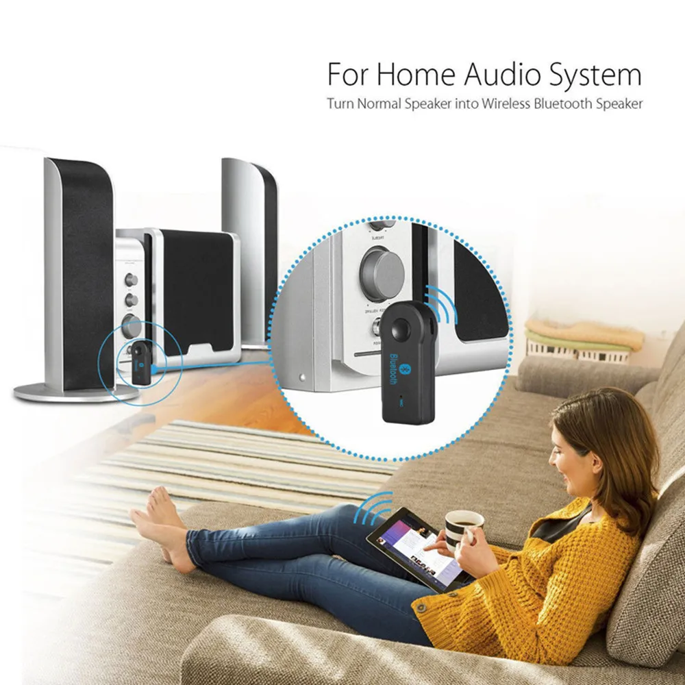 2 in 1 Wireless Bluetooth 5.0 Receiver Transmitter Adapter 3.5mm Jack For Car Music Audio Aux A2dp Headphone Reciever Handsfree image 6
