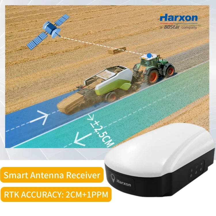 GPS GNSS Smart Antenna HX-TS112 SE Rover Multi-frequency RTK Receiver Agricultural Antenna with RTK 2cm+1ppm Accuracy