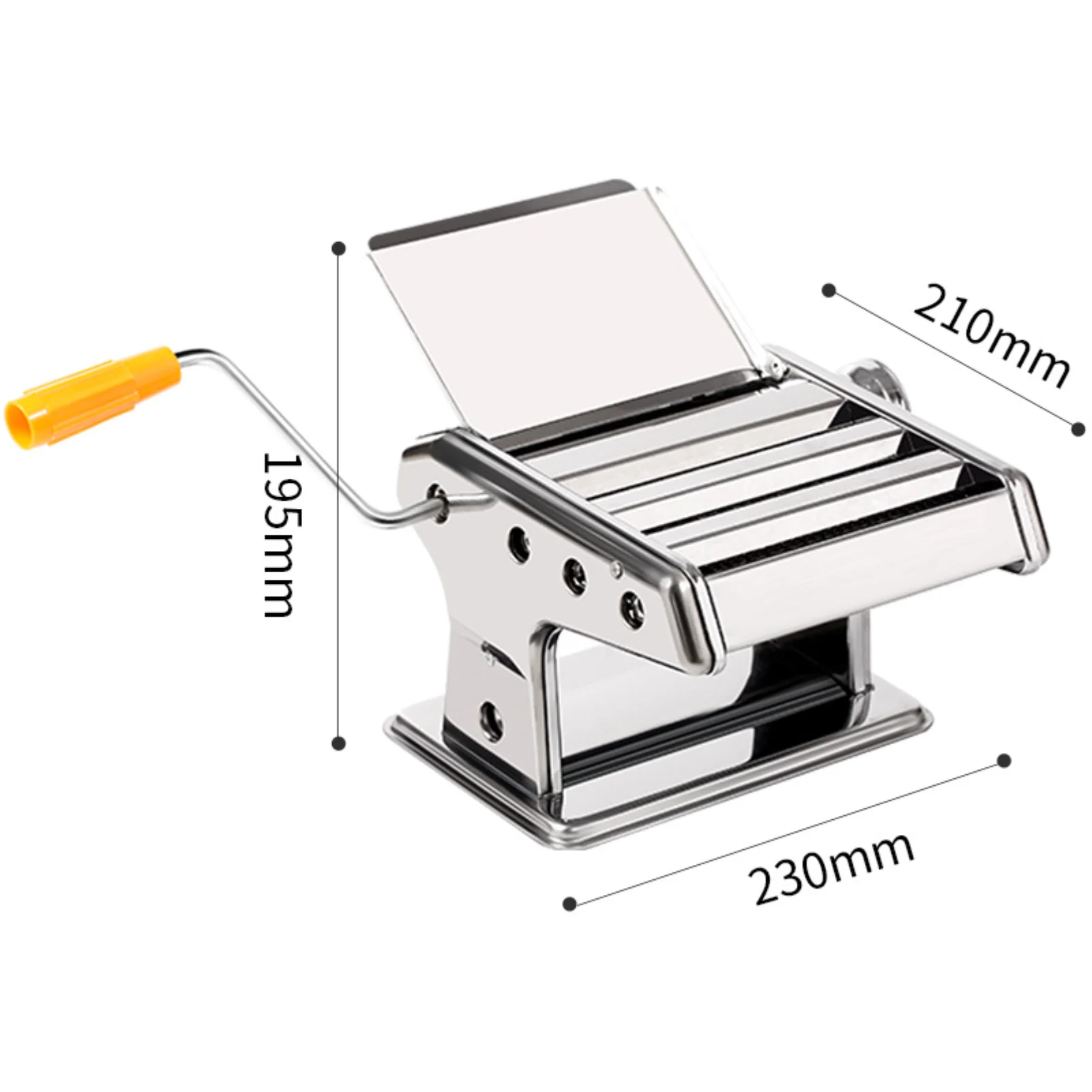 3 Blade Manual Pasta Machine Noodle Maker Stainless Steel Dough Sheeter Noodle Pressing Machine