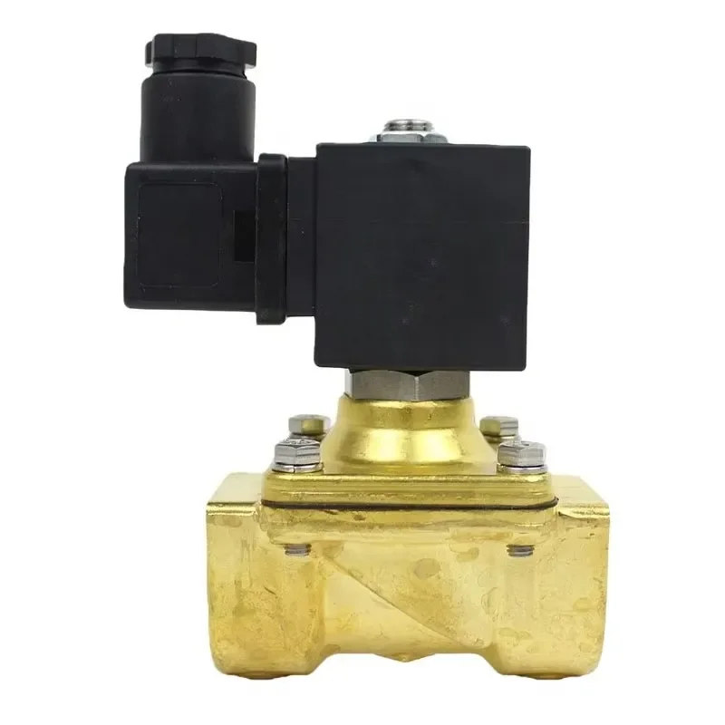 Solenoid Valve 2 Way 21HT4K0Y160 Direct Acting DN15 1/2inch 8W 12W 14W Normally Closed Brass Minimum Pressure Not Required
