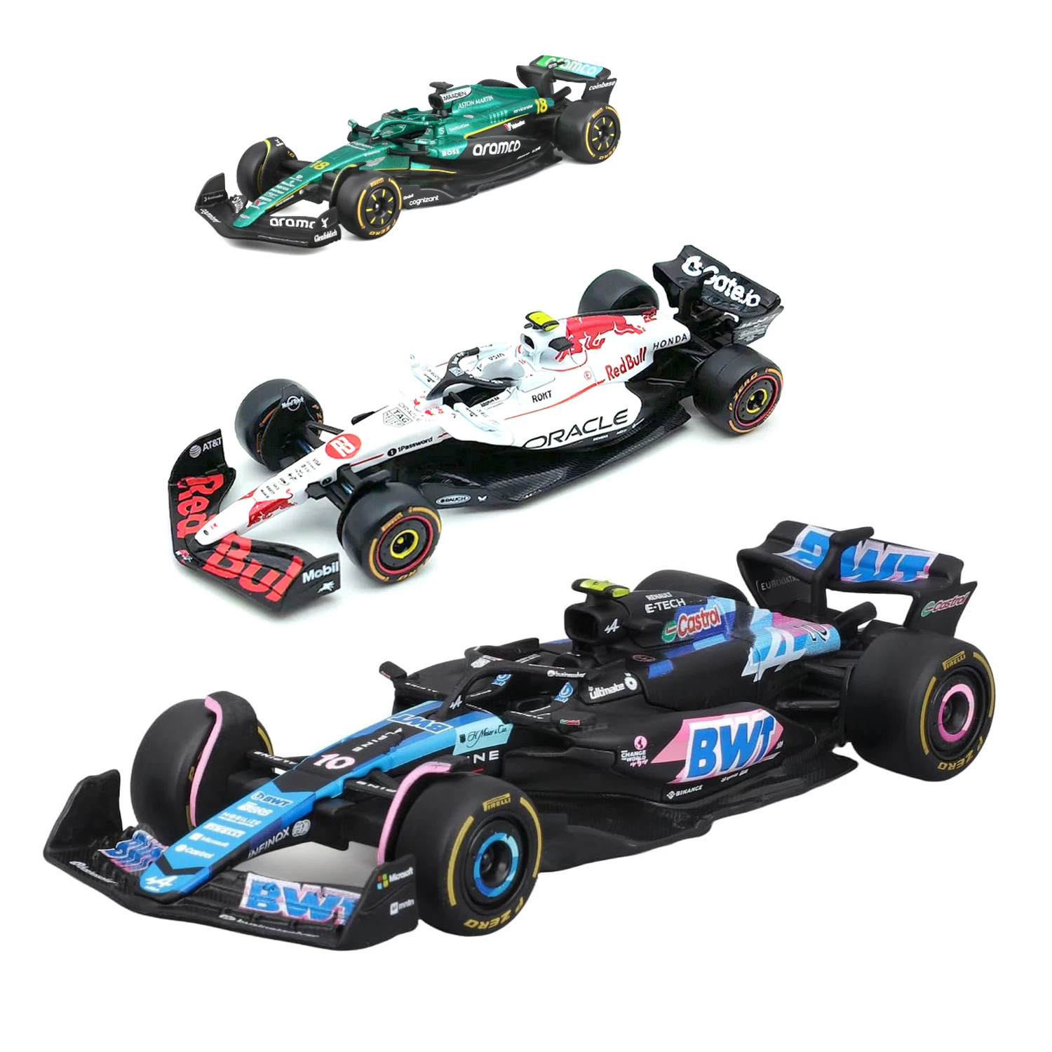 Bburago 1:43 F1 2025 Red Bull Racing RB21 Japan Alloy Car Die Cast Aston Martin AMR25 Toy Collectible BWT Alpine A524 Model Car