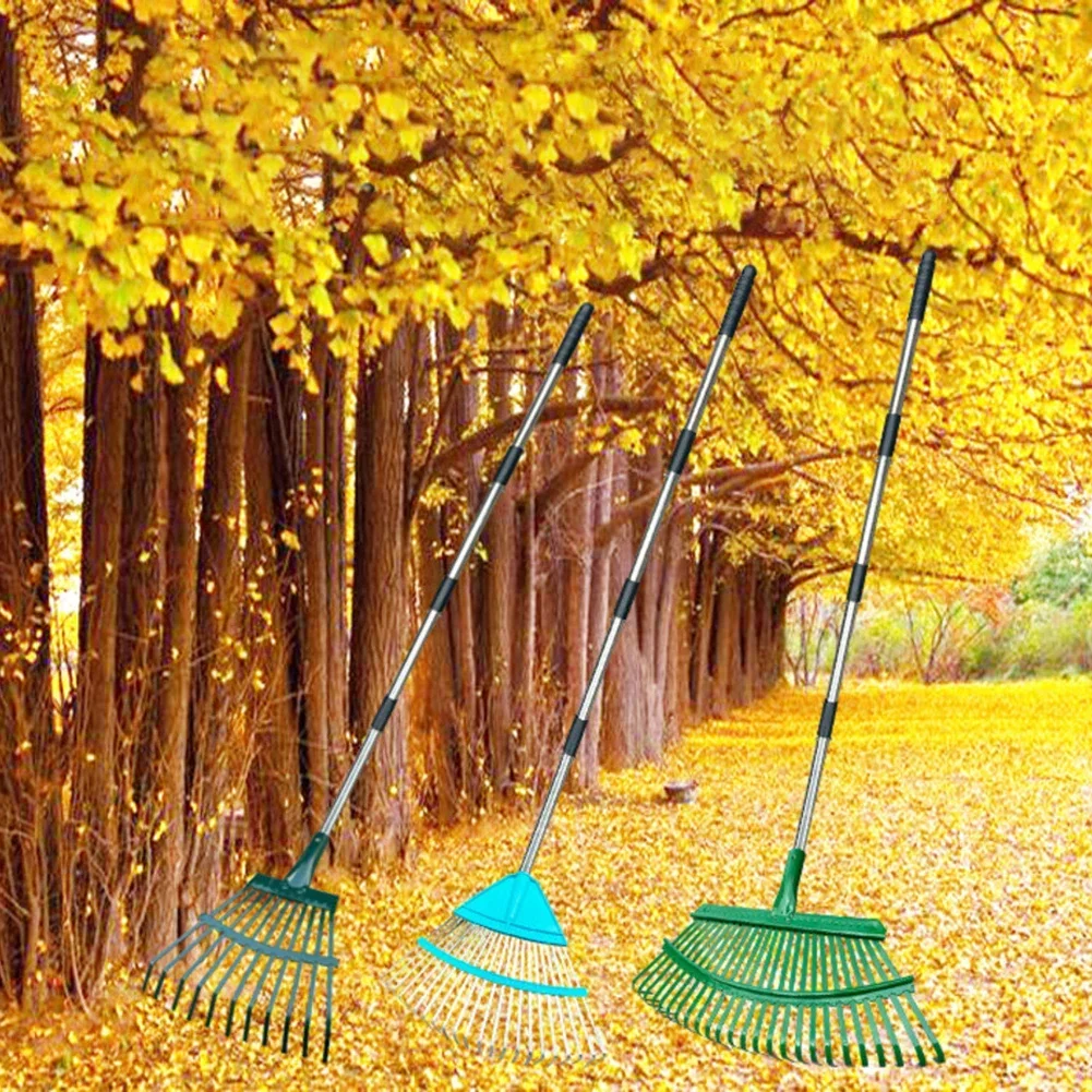 

Garden Rake With Handle Lawn Rake Garden Rake Leaf Rake Garden Thatch Rake For Gardening, Lawn Leveling ﻿