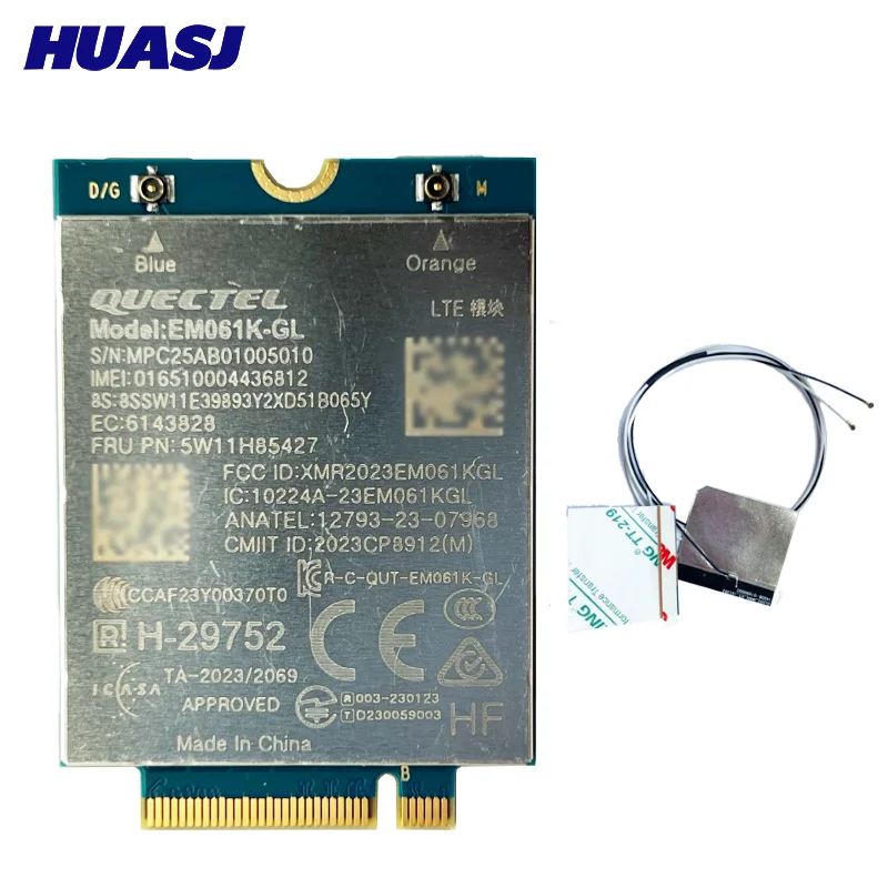 EM061K-GL Karta M.2 4G LTE Cat6 FRU 5W11H85427 Moduł 4G do laptopów T14 X13 T14S L13 T16 L14 L16 G1 G2 G3 G4 G5 G6 — zdjęcie produktu 2