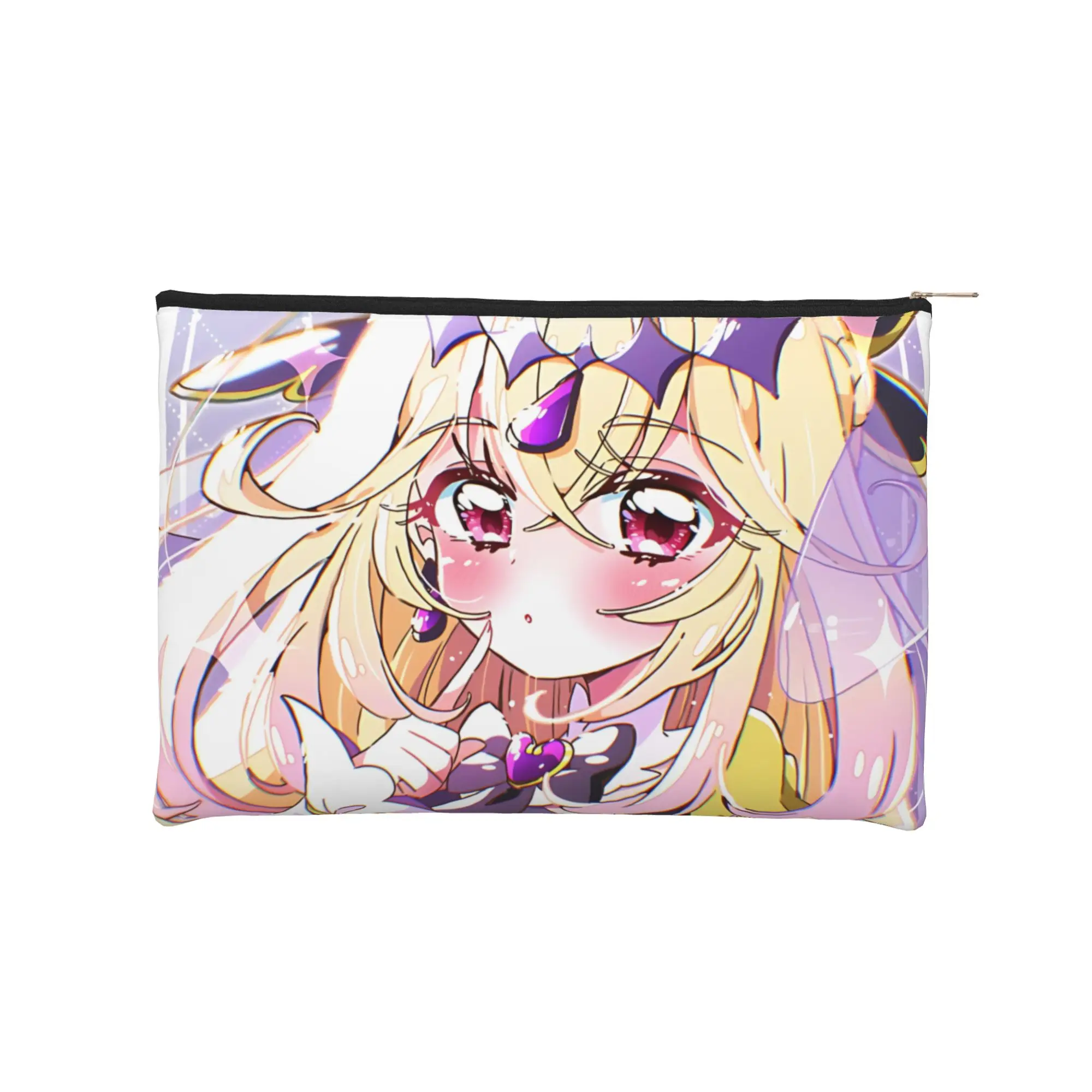 Lightweight Cute pouch Cure Arcana Shadow Pretty Cure Makeup Bag Anime Princess Toiletry Bag with Zipper Toiletries Storage Bag