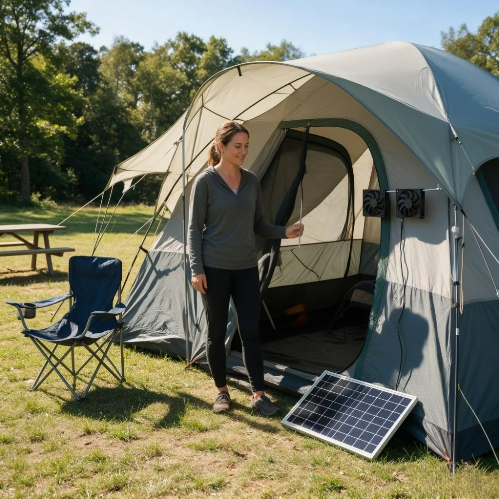 Outdoor Power Vent - Kit de ventilateur à double sortie