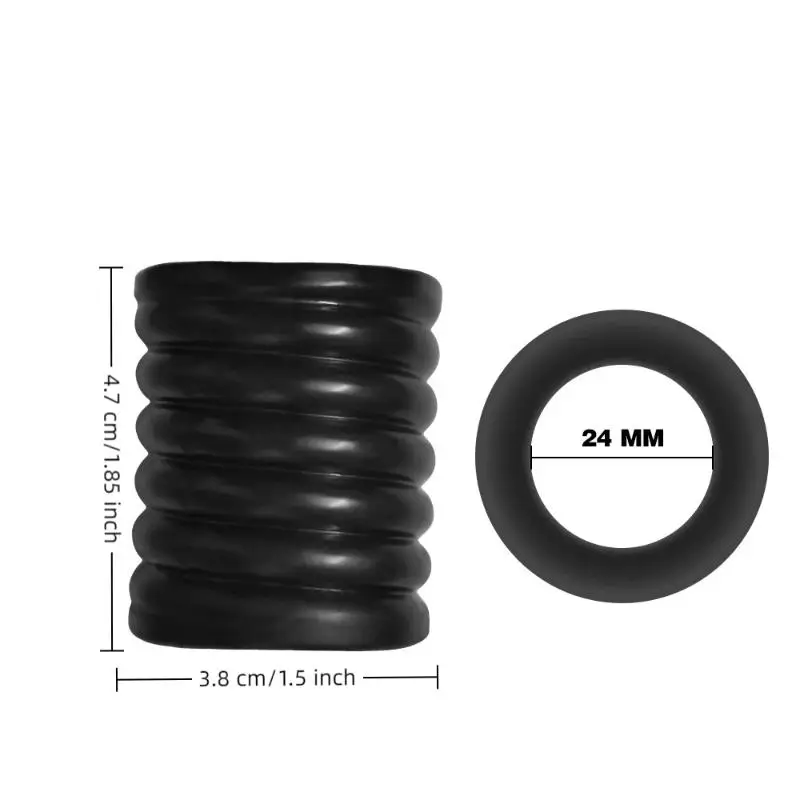 【SA】Male Penis Lock Cock Ring Lasting Erection Extender Delay Ejaculation Reusable Enlargement Ball Stretcher Sex Toy For Man view 6