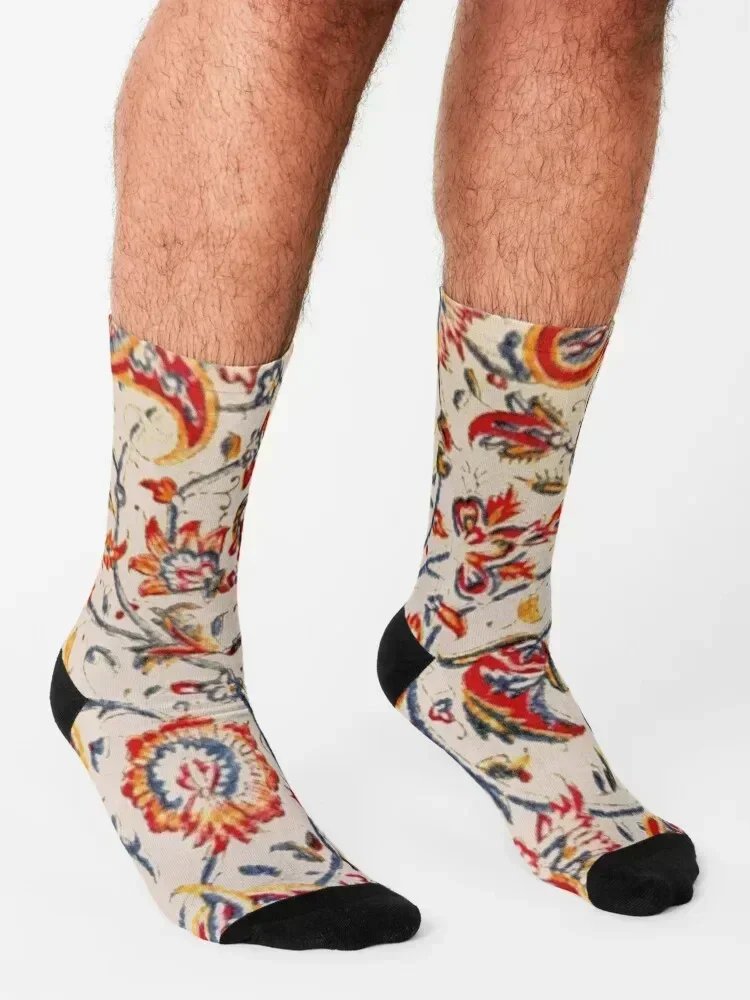 페르시아 패턴 양말 짧은 크리스마스 선물 소녀용 양말 다수 남성용